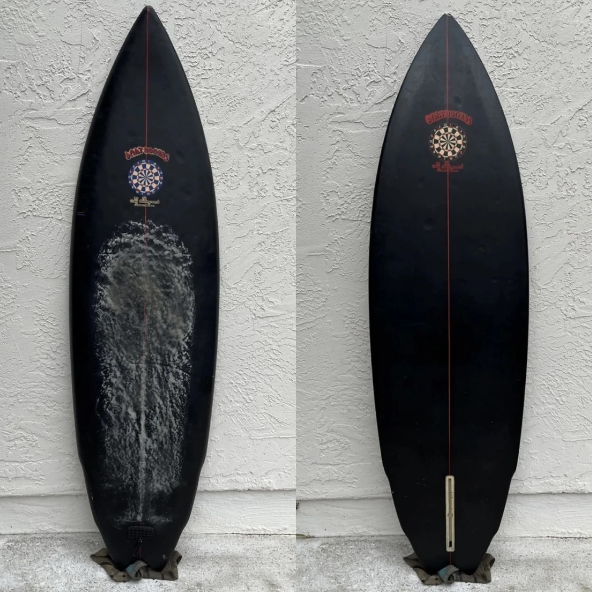 70s DART BOARDS Craig Hollingsworth 5'10 Single Fin Painted (1 of 12)