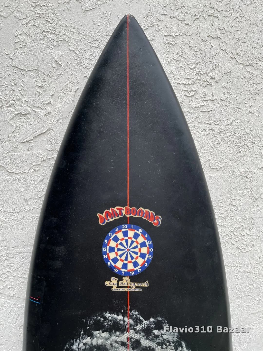 70s DART BOARDS Craig Hollingsworth 5'10 Single Fin Painted (2 of 12)