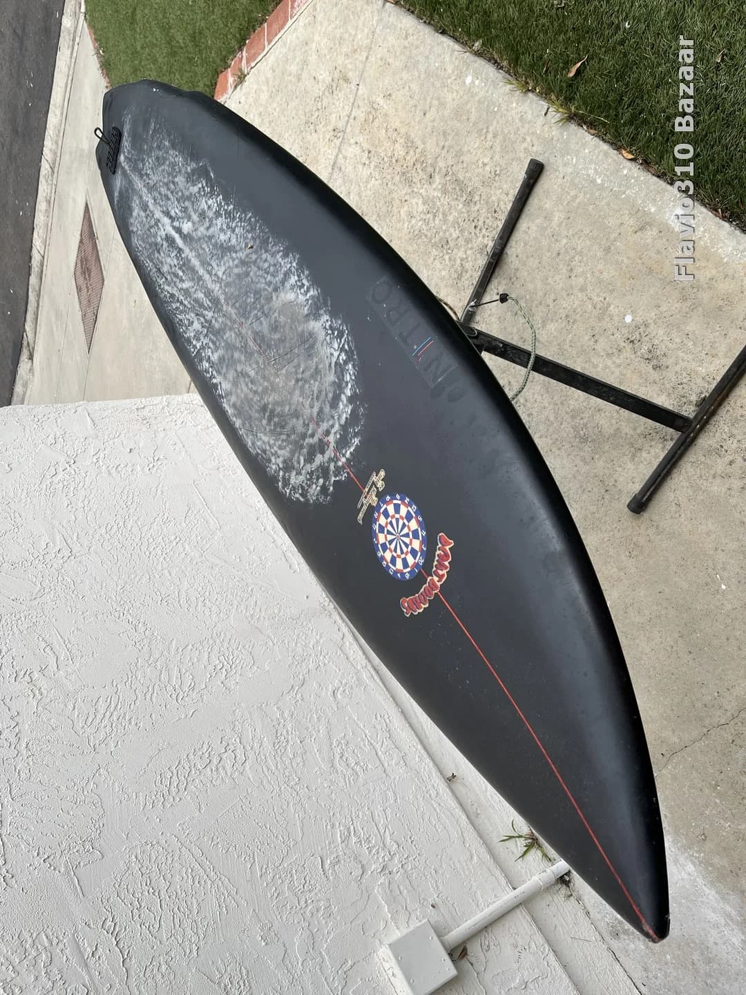 70s DART BOARDS Craig Hollingsworth 5'10 Single Fin Painted (8 of 12)