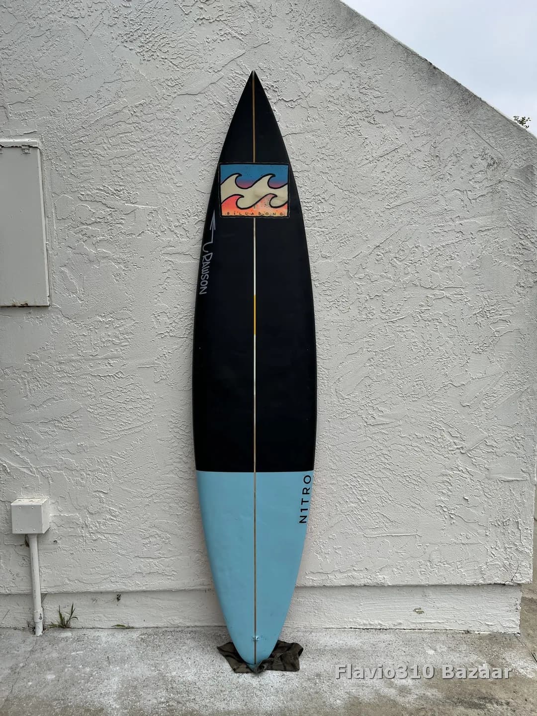 1990s YBAN Billabong Pipeline Step Up 6'9 Painted Over READ (10 of 12)