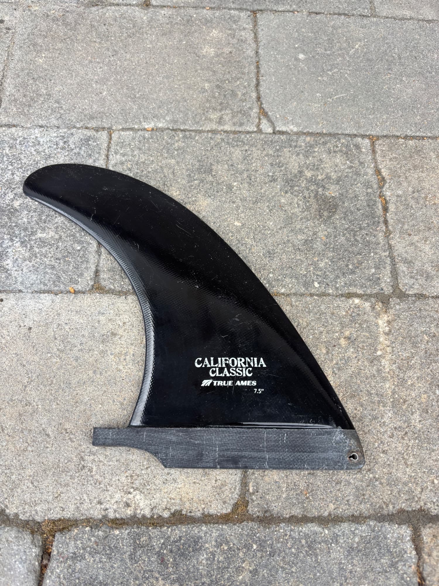 True Ames Single Fin California Classic 7.5”
