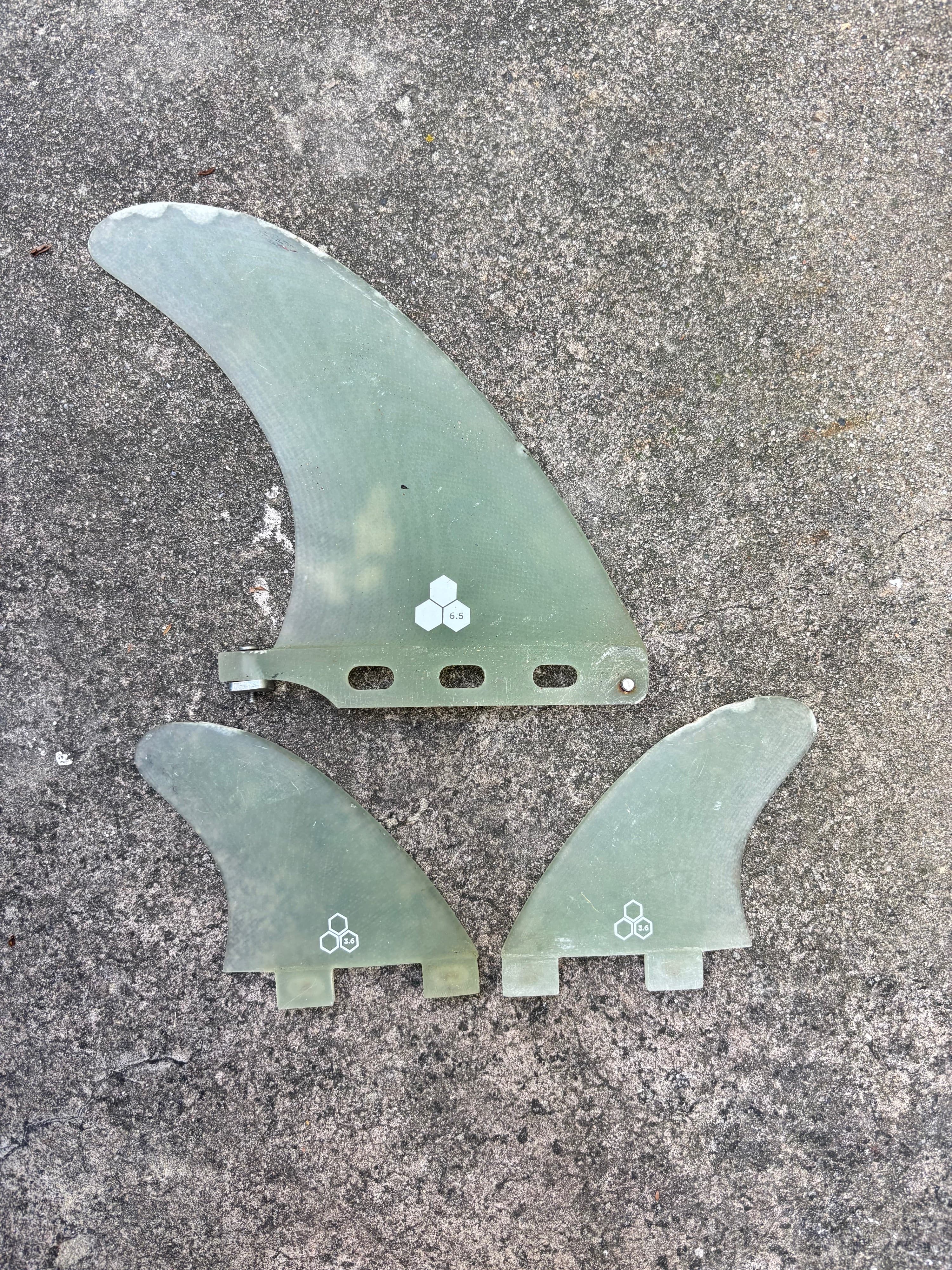 Channel Islands Mid Length Single Fin Plus Side Bites