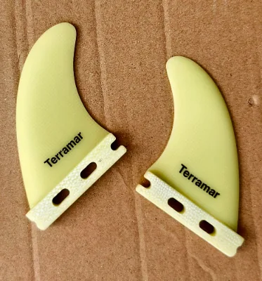 TERRAMAR SURFCO "MR" TWINZER SURFBOARD FINS ALL GLASS - Thumbnail 6