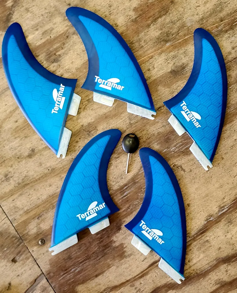 TERRAMAR SURFCO AM1 5 ⁰FIN SET IN FCS2 BASE...BRAND NEW $99 - Image 1