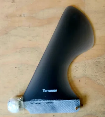 TERRAMAR SURFCO "HALF MOON" 2+1 ALL GLASS SURFBOARD FINS - Thumbnail 3