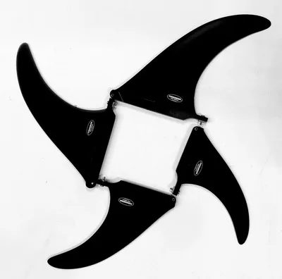 TERRAMAR SURFCO GREENOUGH 4A 9" ALL GLASS SURFBOARD FIN - Thumbnail 5