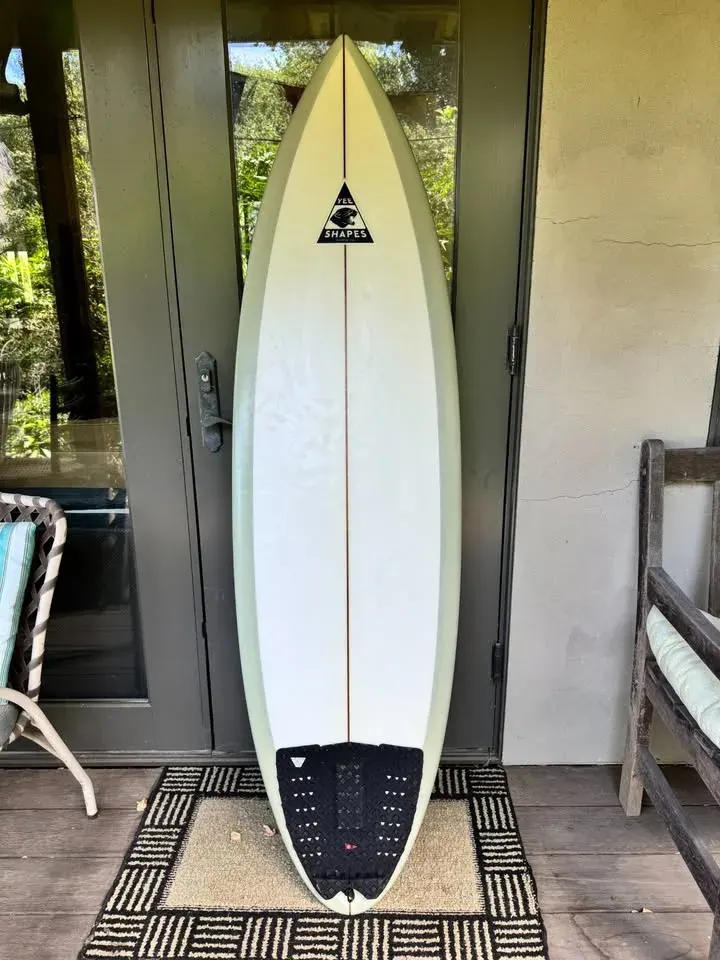 5'9" Yee Shapes Pin Tail "Turbo Wolf"- Fins Included - Image 1