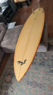 7'6 Surfboard Russell Funboard - Thumbnail 5