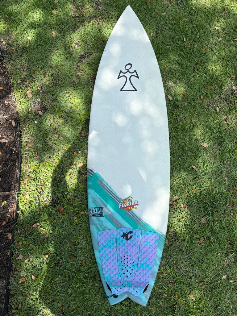 Inspired 5'5" Florida Board In Black Dart EPS/Carbon - Image 1