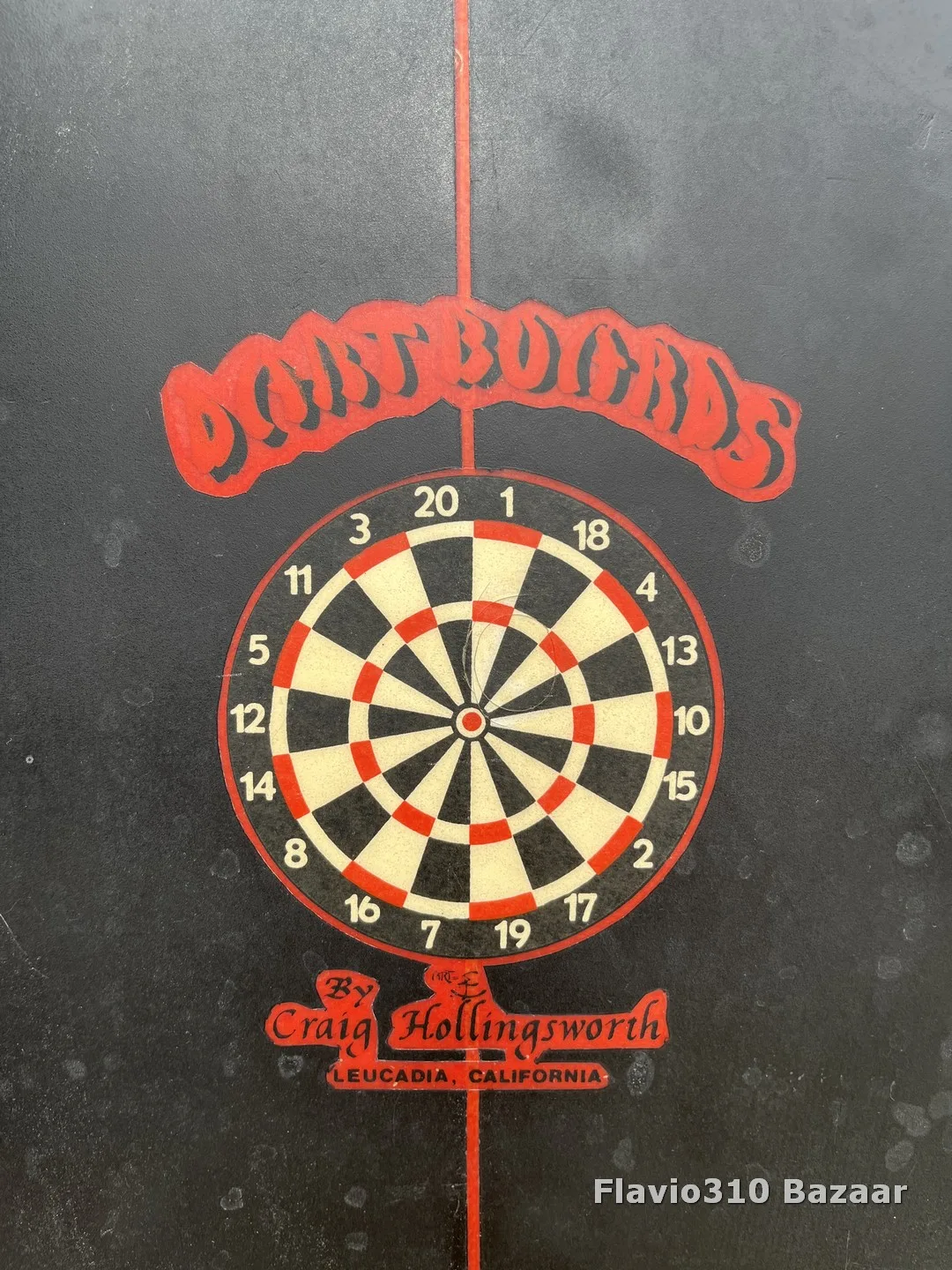 70s DART BOARDS Craig Hollingsworth 5'10 Single Fin Painted - Image 5