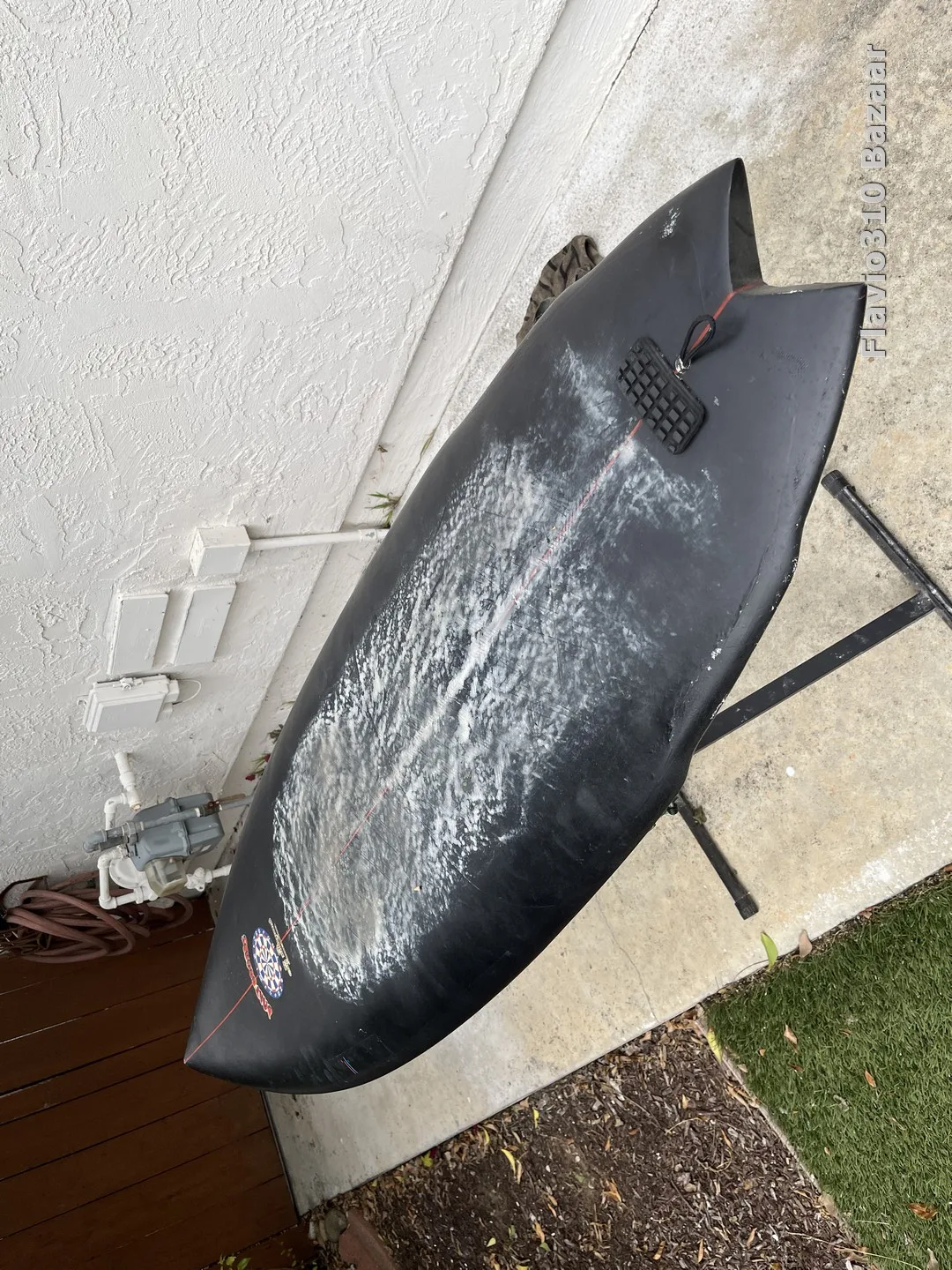 70s DART BOARDS Craig Hollingsworth 5'10 Single Fin Painted - Image 9