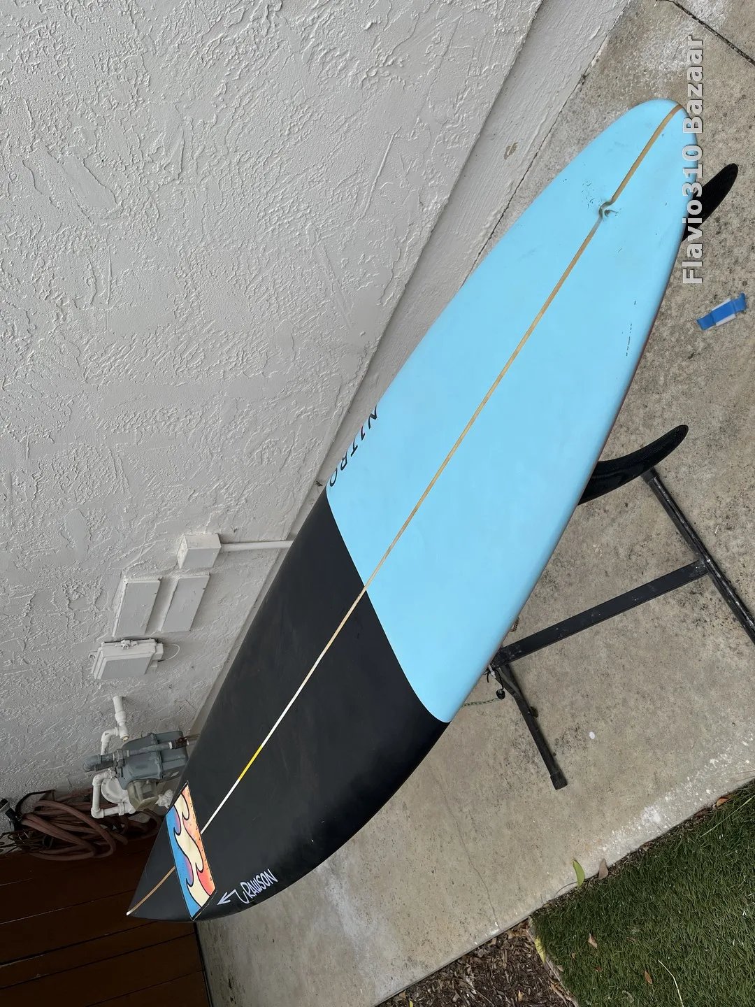 1990s YBAN Billabong Pipeline Step Up 6'9 Painted Over READ - Image 8