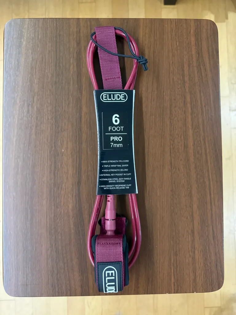 ELUDE 6ft Leash 7mm - Red - Image 1