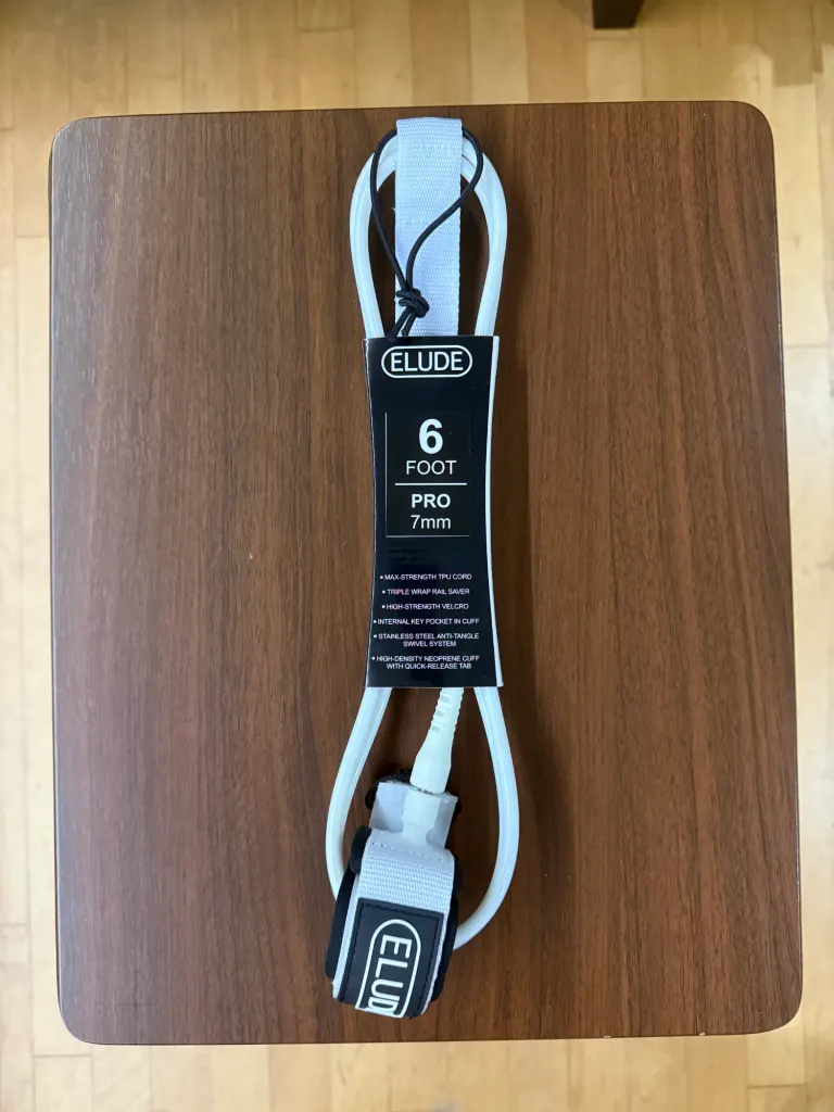 ELUDE 6ft Leash 7mm - White - Image 1