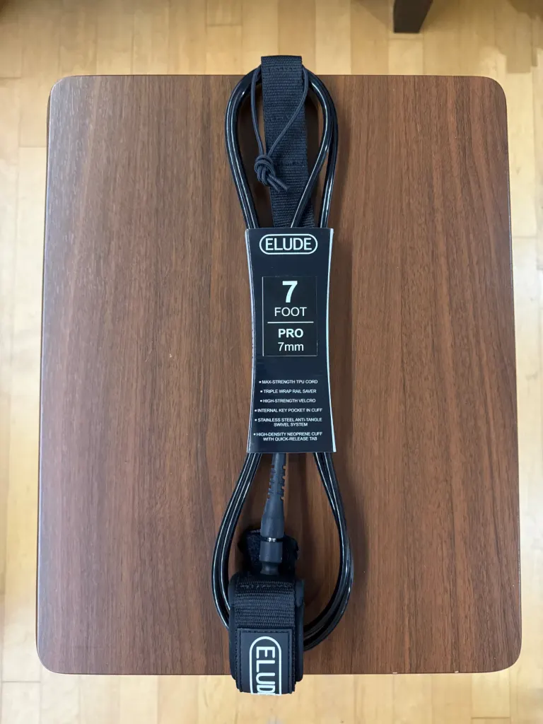 ELUDE 7ft Leash 7mm - Black - Image 1