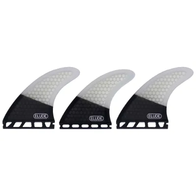 ELUDE Large Fiberglass Hexcore Futures Thruster Fins - Thumbnail 7