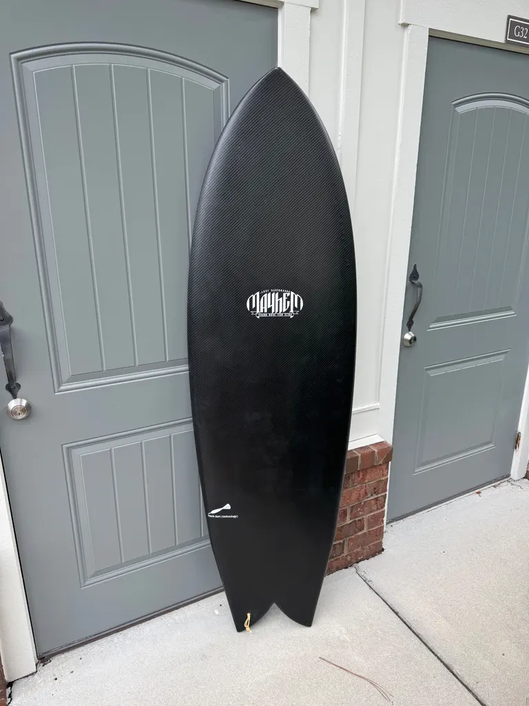 6'1 Lost RNF Retro Carbon Fiber Double Dart Fish Surfboard - Image 1