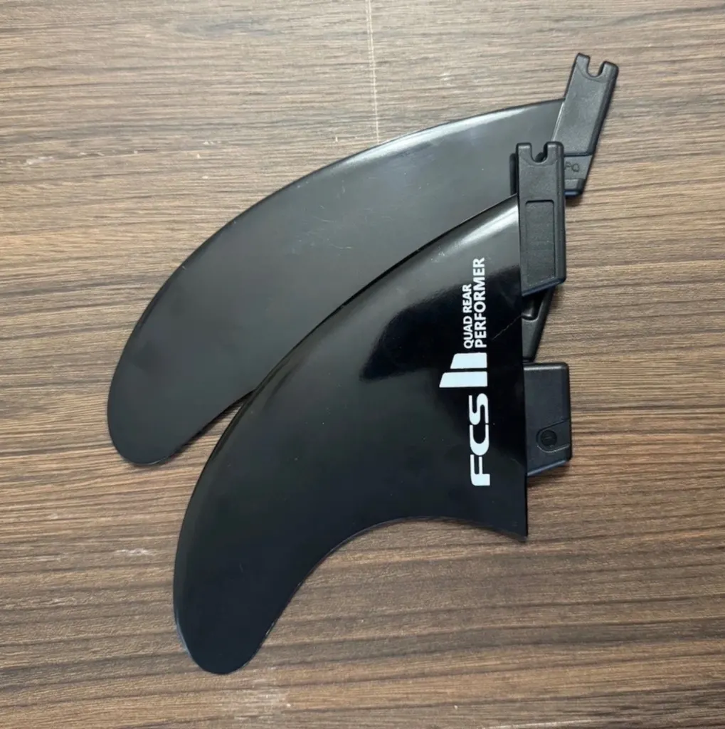 BRAND NEW FCS 2 II Quad Rear Performer Surfboard Fins Set! - Image 1